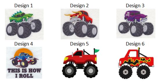 Monster truck - Hoodie for children personalized with design and the child's name